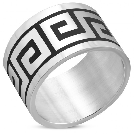 Greek Key Pattern Ring